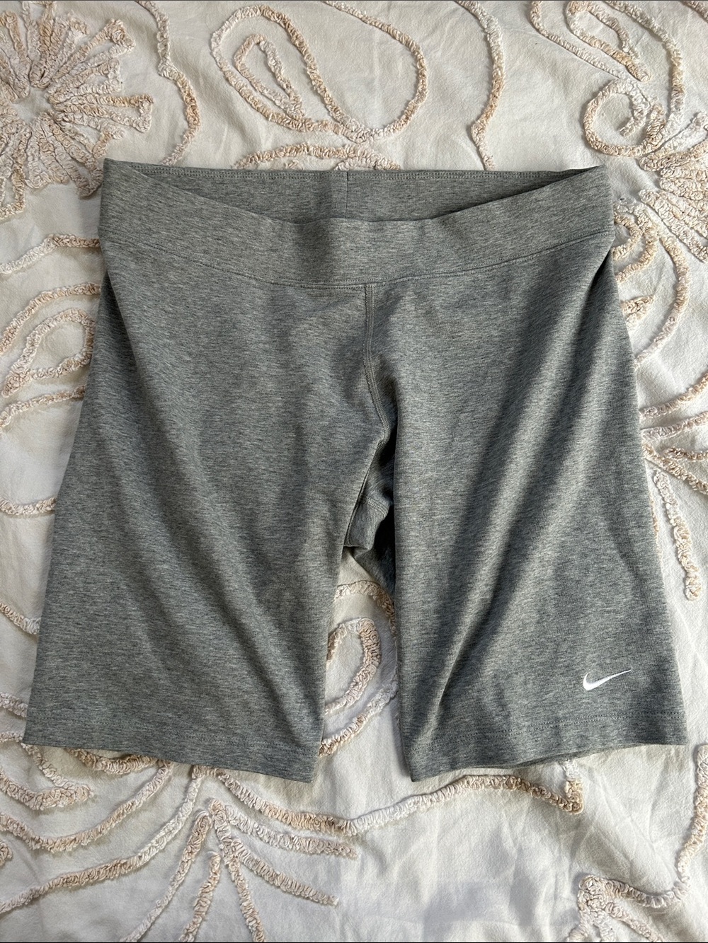 Nike Women’s Gray High-Rise Bike Shorts